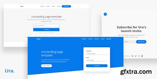 ThemeForest - Ura v1.0 - Multipurpose Landing Page Template - 24991969