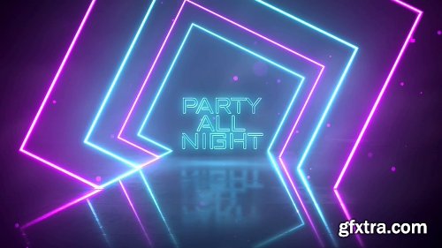 ideohive Neon Light Party Opener 24969984