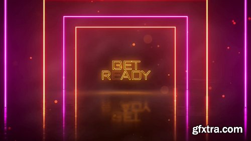 ideohive Neon Light Party Opener 24969984