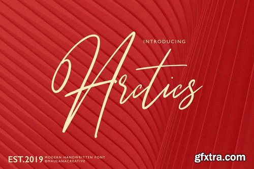 CM - Arctics Signature Brush Font 4282237