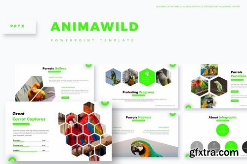 Animawild - Powerpoint Google Slides and Keynote Templates