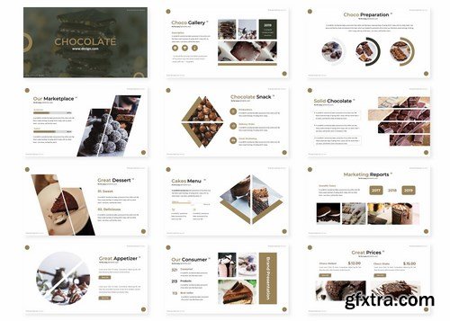 Chocolate - Powerpoint Google Slides and Keynote Templates