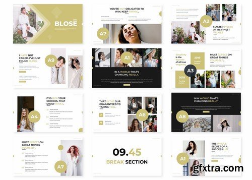 Blose - Powerpoint Google Slides and Keynote Templates