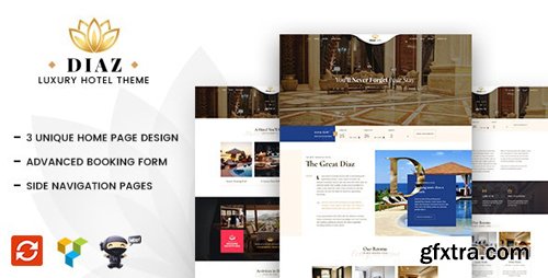 ThemeForest - Diaz v1.8 - Hotel WordPress - 21176090