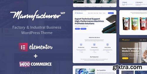 ThemeForest - Manufacturer v1.1.7 - Factory and Industrial WordPress Theme - 22672753 - NULLED