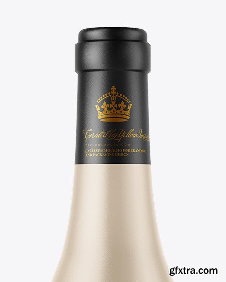 Ceramic Wine Bottle Mockup 51577