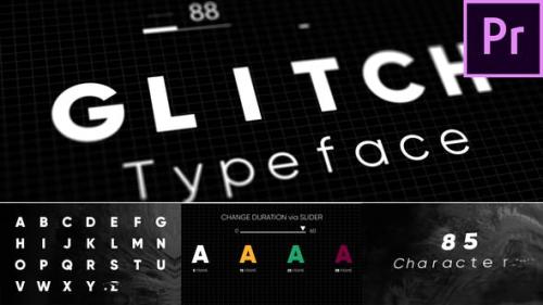 Videohive - Glitch - Animated Typeface