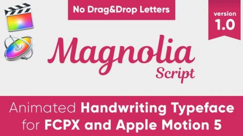 Videohive - Magnolia - Animated Typeface for FCPX and Motion 5