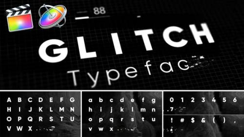 Videohive - Glitch - Animated Typeface for FCPX and Motion 5