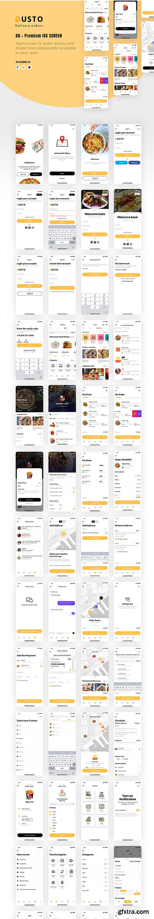 Gusto IOS UI Kit