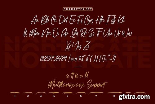 CM - Northgate - Stylish Handwritten Font 4277359