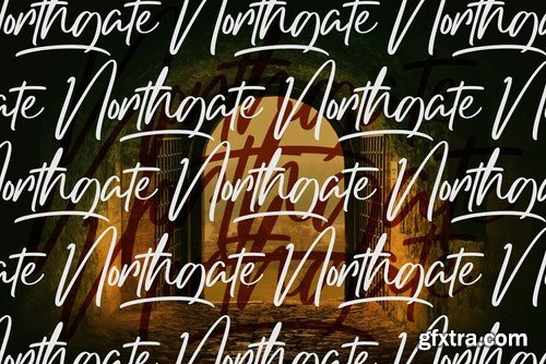 CM - Northgate - Stylish Handwritten Font 4277359