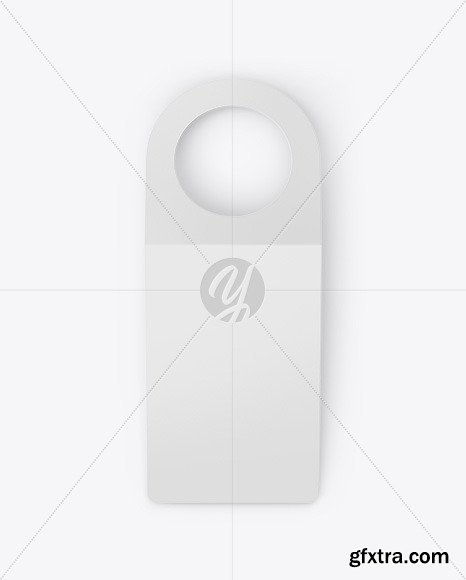 Bottle Tag Mockup - Front View 51583