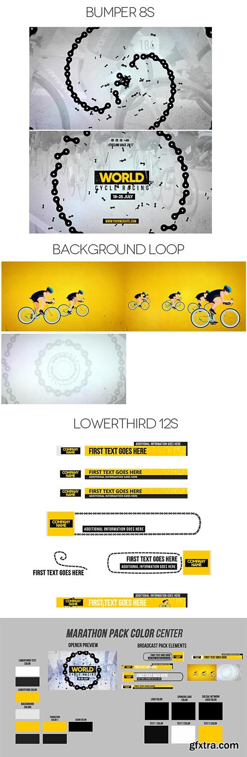 Videohive - World Cycling Marathon Pack - 20086604