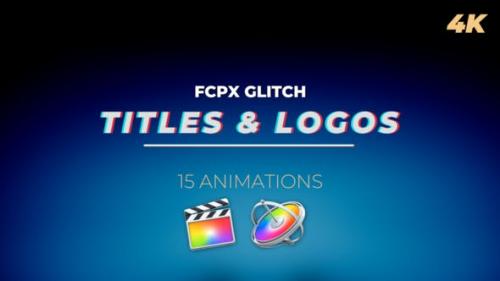Videohive - FCPX Glitch Titles and Logos