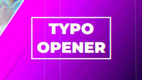 Videohive - Typo Opener