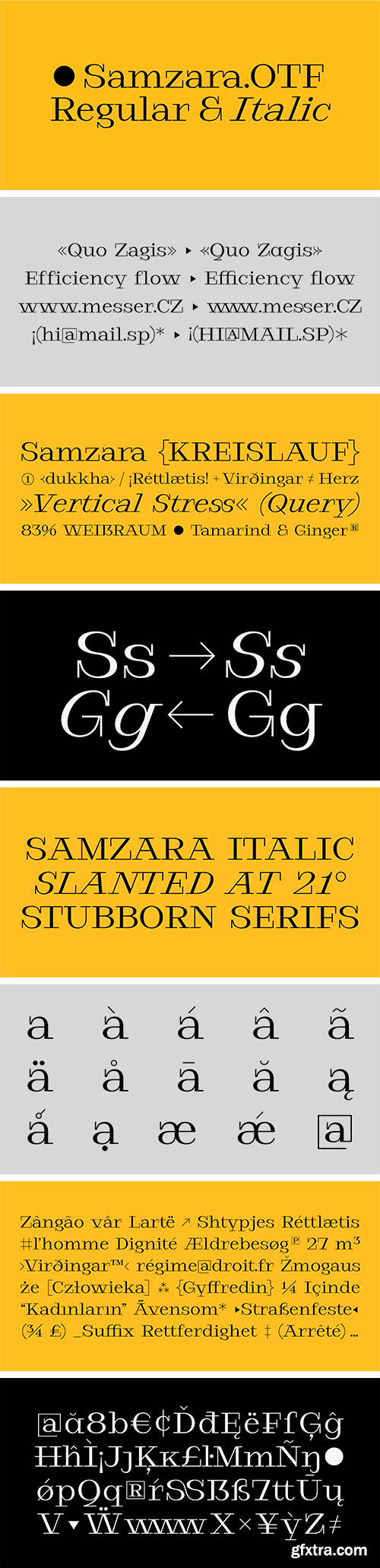 Samzara Font