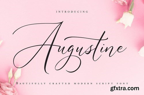 CM - Augustine Modern Script Font 4267262