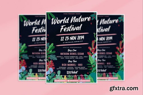 Natur Festival Flyer