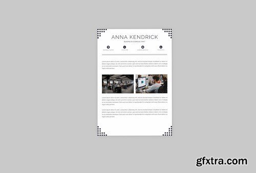 Consultant Anna Resume Designer