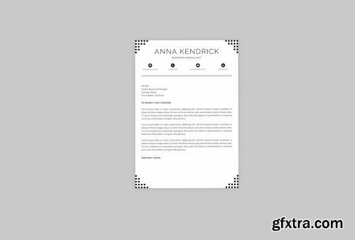 Consultant Anna Resume Designer