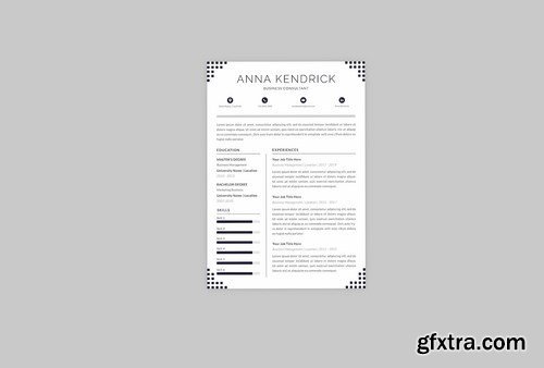 Consultant Anna Resume Designer