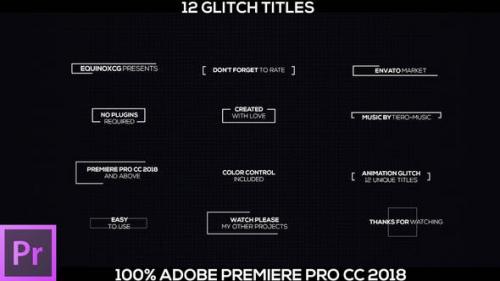 Videohive - 12 Glitch Titles