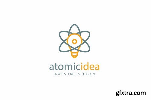 Atomic Idea Logo Template