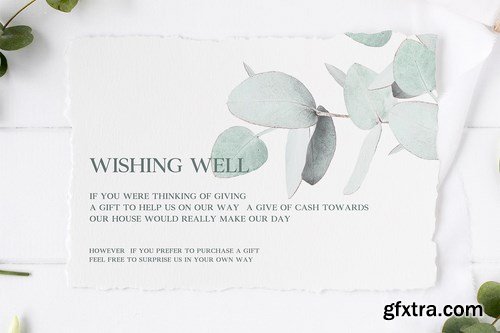 Eucalyptus Wedding Invitation Suite