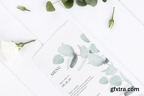 Eucalyptus Wedding Invitation Suite