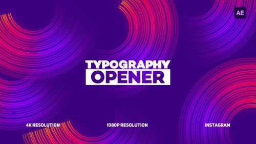 Videohive - Typography Opener