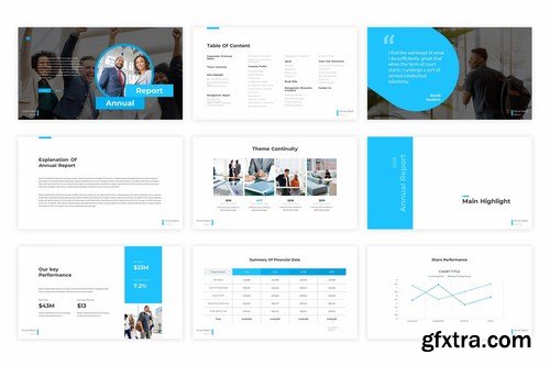 Annual Report - Powerpoint Google Slides and Keynote Templates