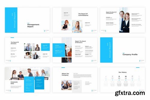 Annual Report - Powerpoint Google Slides and Keynote Templates