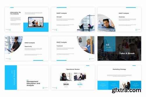 Annual Report - Powerpoint Google Slides and Keynote Templates