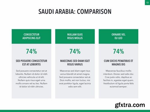 Country Saudi Arabia PowerPoint and Google Slide Templates