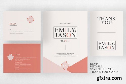 Wedding Invitation Suite - Emily