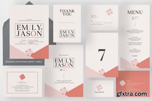 Wedding Invitation Suite - Emily