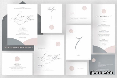 Wedding Invitation Suite - Lisa