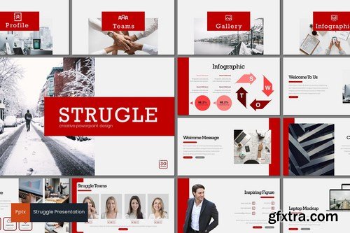 Struggle - Powerpoint Google Slides and Keynote Templates