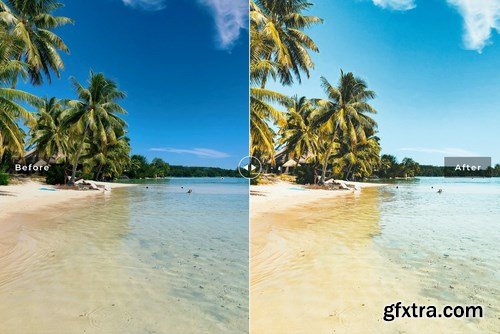 Tahiti Mobile & Desktop Lightroom Presets