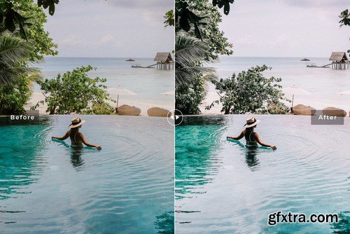 Tahiti Mobile & Desktop Lightroom Presets