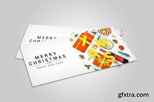 Merry Christmas and Happy New Year greeting cards 2