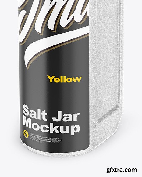 Clear Salt Jar Mockup 51646