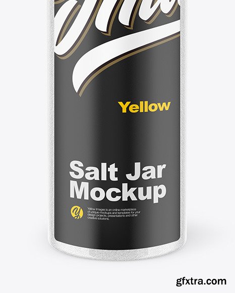 Clear Salt Jar Mockup 51649