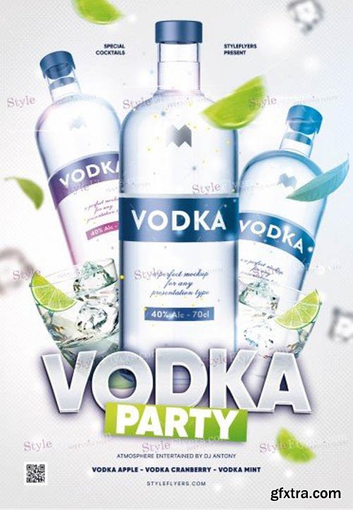 Vodka Party V0911 2019 PSD Flyer Template