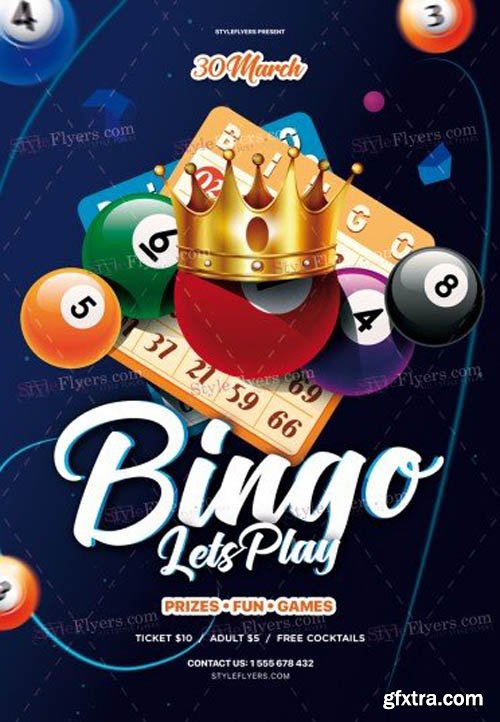 Bingo V0911 2019 PSD Flyer Temlate