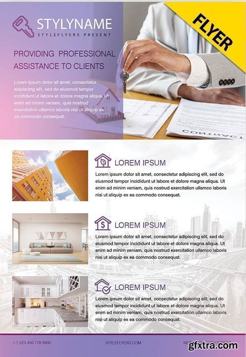 Real Estate V0911 2019 PSD Flyer Template