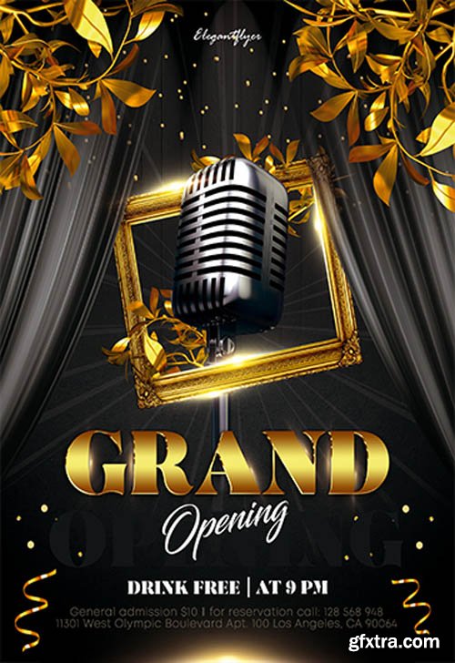 Grand Opening V0811 2019 Premium PSD Flyer Template