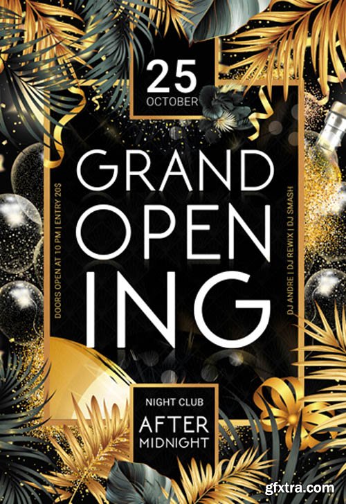 Grand Opening V0711 2019 Premium PSD Flyer Template