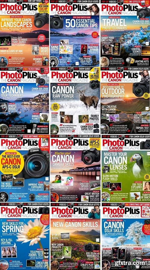 PhotoPlus. The Canon Magazine - Full Year Issues Collection 2019 (True PDF)